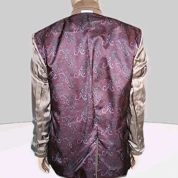 Lauren Ralph Lauren Blazer Mens 48R Brown Corduroy Wood Button Sport Jacket - Picture 9 of 16